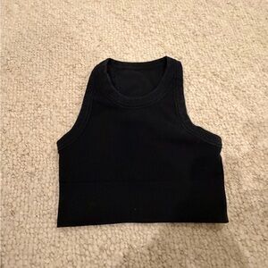 Black alo bra/crop